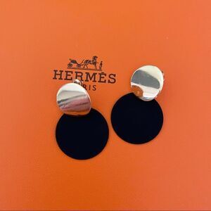 Black and Gold Drop Luxurious Earrings